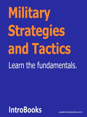 cover image of Military Strategies and Tactics